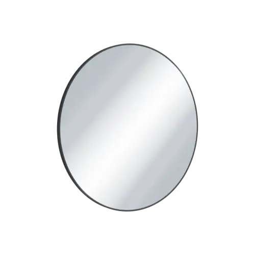 Excellent Virro lustro łazienkowe 60 cm okrągłe, czarny mat Taniej