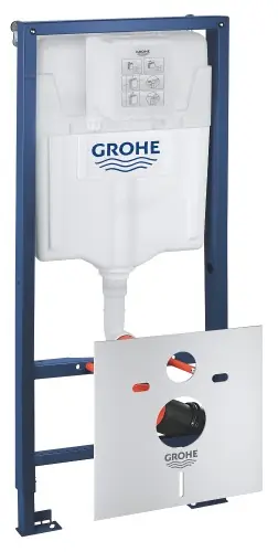 Hit cenowy Grohe 2w1 Stelaż podtynkowy do WC + wsporniki (38528001 + 3855800M)
