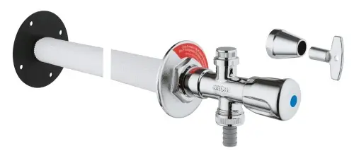 Szybka dostawa Grohe zawór czerpalny zewnętrzny na ścianie chrom 41208000