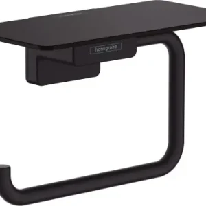 Hansgrohe AddStoris Q Uchwyt na papier toaletowy z półką 41772670 Popularny