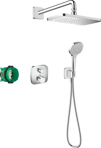 Taniej Hansgrohe Croma E System prysznicowy 280 1jet z Ecostat E, Chrom