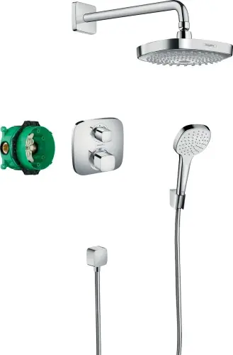 Hit sprzedaży Hansgrohe Croma Select E System prysznicowy 180 2jet z Ecostat E 27294000