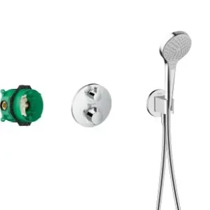 Nie przegap Hansgrohe Croma System prysznicowy 280 1jet z Ecostat S, podtynkowy, Chrom