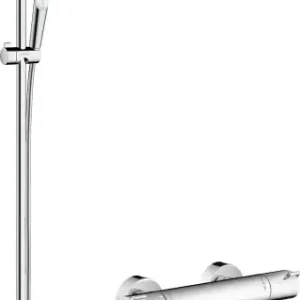 Taniej Hansgrohe Crometta System prysznicowy Vario 90 cm z baterią Ecostat 1001 CL