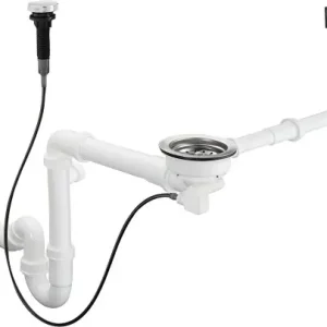 Hansgrohe D16-11 Automatyczny odpływ z przelewem do komory granitowej 43937000 Tylko do końca tygodnia