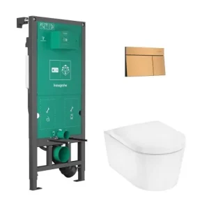Hansgrohe EluPura S Zestaw stelaż podtynkowy i misa wisząca WC 60303140 Tylko dziś