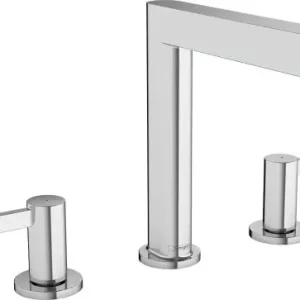Wysoka jakość Hansgrohe Finoris 3-otworowa bateria umywalkowa z odpływem Push-Open 76034140