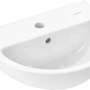 Hansgrohe GladeLake S Mała umywalka wisząca 450/370 z otworem na baterię 60100450 Bezpieczne zakupy