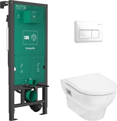Hansgrohe GladeLake Zestaw stelaż iFrame z miską wiszącą WC 60301450 Tani