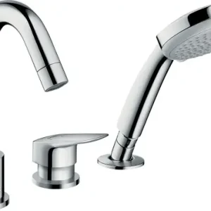 Cena promocyjna Hansgrohe Logis 3-otworowa jednouchwytowa bateria na brzeg wanny 71313000