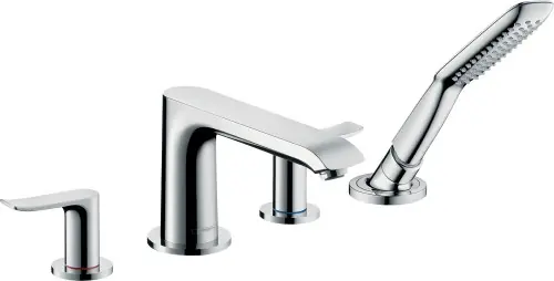 Wybór klientów Hansgrohe Metris 4-otworowa bateria na brzeg wanny 31442000