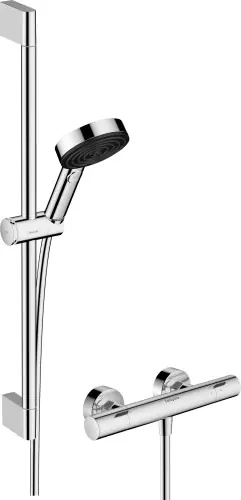 Hansgrohe Pulsify Select S prysznic 105 3jet Relaxation EcoSmart z drążkiem 24262000 Nowy