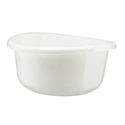 Cena promocyjna Miska miednica okrągła Selma 8L plastikowa krem