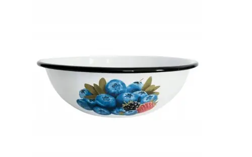 Miska kuchenna miednica emaliowana Borówka 25cm 2,5L Bestseller