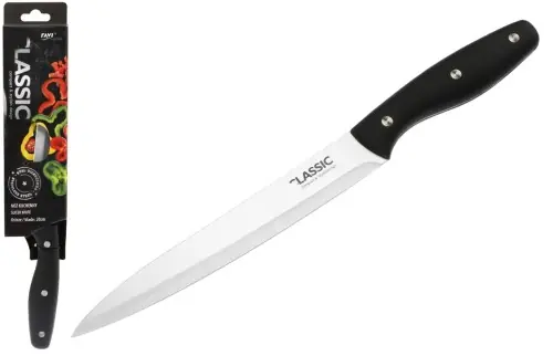 Do wyczerpania zapasów Nóż kuchenny uniwersalny 20 cm CLASSIC stal czarny