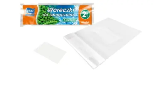 Woreczki do zamrażania 2L 20 x 30 cm, 25 szt. RAVI Nowość