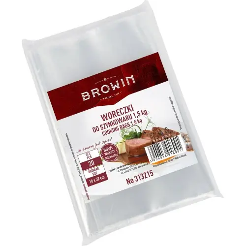Woreczki foliowe do szynkowaru 1,5 kg 20szt Szybka dostawa