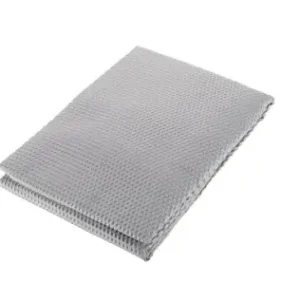 Zasłona kotara prysznicowa wieszaki Casilda 180X180 szara Poliester Premium