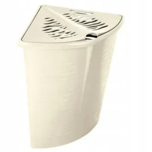 Kosz na pranie odzież bieliznę narożny ZEBRA 45L beż Zniżka