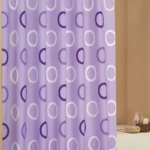 Zasłona kotara prysznicowa wieszaki tekstylna 180x200 koła Łatwy zwrot