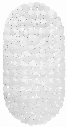 Mata antypoślizgowa Pebble 35x68cm do wanny biała Dostępne od ręki