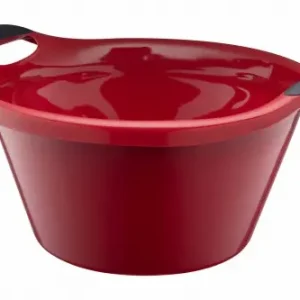 Popularny Miska miednica 440 owalna 15 L B plastikowa czerwona
