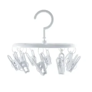Oferta Wieszak parasolka 10 Spinaczy Biały 22cm ODELO