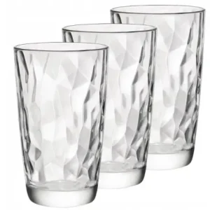 Sprawdź teraz Szklanki do napojów wody soku 470 ml 3 szt. Diamond wysokie