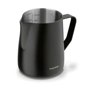 Super okazja Dzbanek stalowy spieniacz do mleka czarny Barista Konighoffer 600 ml