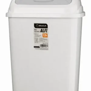 Kosz pojemnik na śmieci uchylny Alfi 7,5l marmur jasny Cena promocyjna