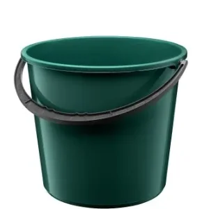 Wiadro plastikowe okrągłe OTELLO 10 L z rączką zielone Dodaj do koszyka