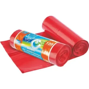 Hit sprzedaży Worki do segregacji śmieci Eco Trend odpady medyczne 120l czerwone