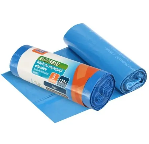 Worki do segregacji śmieci Eco Trend papier 120L niebieskie Zamów teraz
