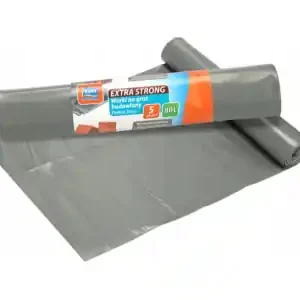 Worki Extra Strong na śmieci gruz budowlane 80L 5szt. RAVI Okazja