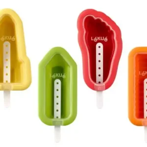 Bezpieczna płatność Zestaw 4 foremek do lodów Iconic Ice Lolly Moulds LEKUE