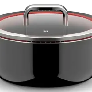 Garnek 24 cm - 4,4 l ze szklaną pokrywą Fusiontec Function Pro czarny WMF Premium