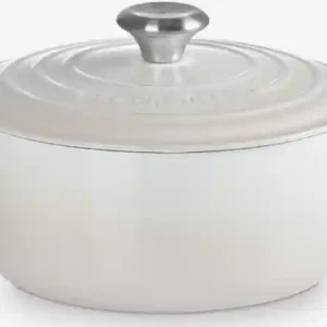 Brytfanna żeliwna okrągła 24 cm meringue LE CREUSET Ostatnia szansa