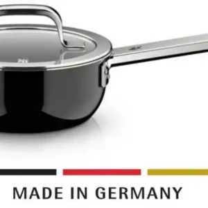 Cena promocyjna Rondel z pokrywką 16 cm Fusiontec Mineral Pro czarny WMF