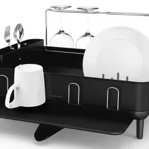 Suszarka do naczyń steel frame dishrack matte black SIMPLEHUMAN Ograniczona ilość