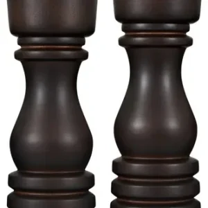 Zestaw młynków do soli i pieprzu 18 cm London Chocolate Wood COLE & MASON Super okazja
