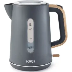 Dodaj do koszyka Czajnik Scandi 1,7l Grey/Wood TOWER