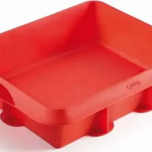 Ograniczona ilość Silikonowa forma do lasagne 24 x 20 cm czerwona LEKUE