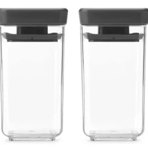 Zestaw 2 pojemników 0,15l Dark Grey BRABANTIA Hit cenowy
