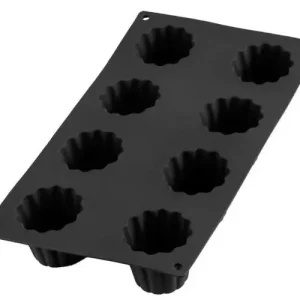Forma do pieczenia Cannele silikonowa czarna LEKUE Łatwy zwrot