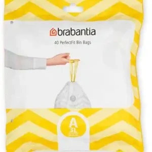 Oferta limitowana Worki na śmieci rozmiar A - 3l 40 sztuk BRABANTIA
