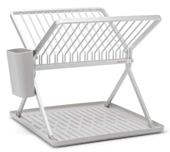 Cena promocyjna Składana suszarka do naczyń Mid Grey BRABANTIA
