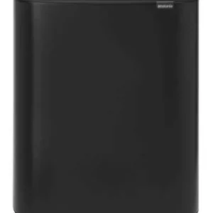 Do wyczerpania zapasów Kosz Bo Touch Bin 2x30 l czarny matowy BRABANTIA