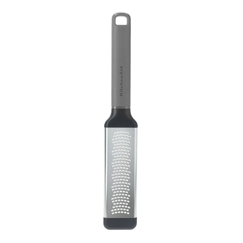 Bezpieczna płatność KitchenAid Tarka Zester Charcoal Grey do cytrusów sera i przypraw 32 cm