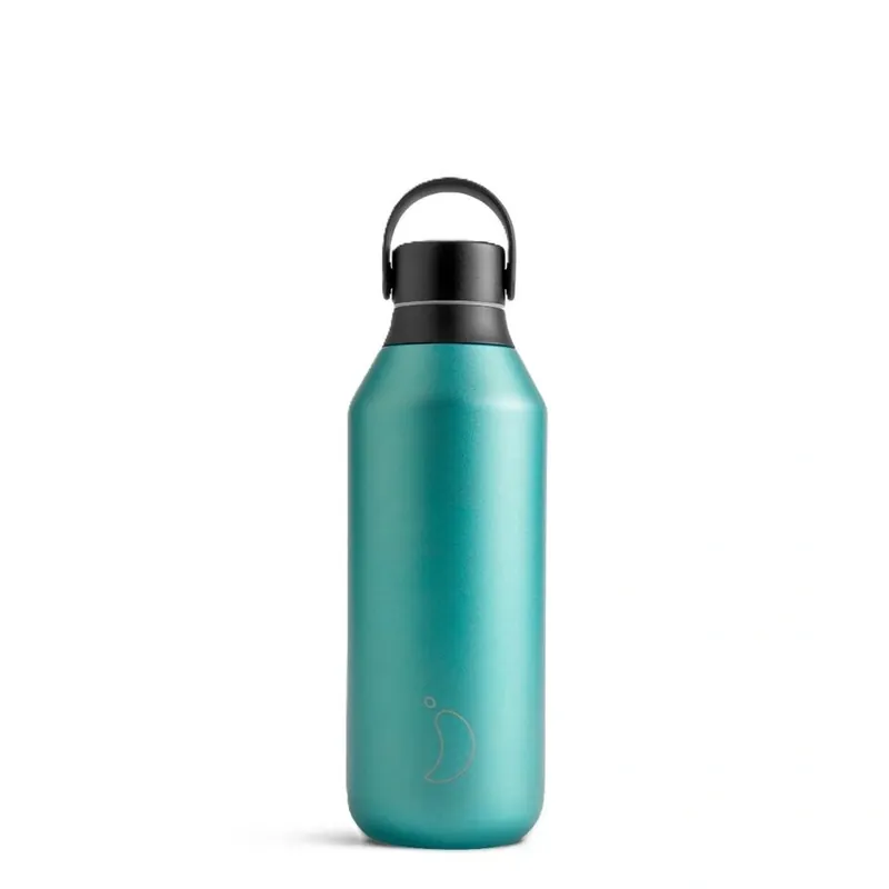 Cena promocyjna Butelka Termiczna Chilly‘s 500Ml Matowy Metaliк, Atlantis Series 2 - Chilly‘s Bottles