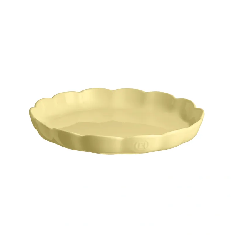 Emile Henry Naczynie do Tarty Madeleine Ø 31 cm Waniliowe Ceramiczne Obniżka ceny